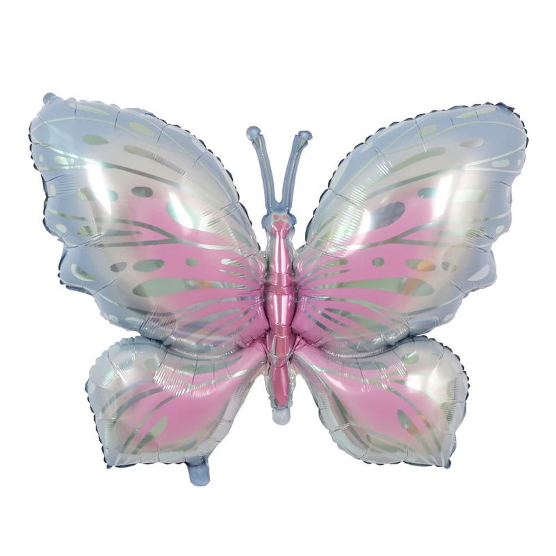 Newest Butterfly Birthday Balloon Set Blue Green Purple Foil Ball  Baby Shower Helium Balloon Birthday Party  Decorations  Globo - Slobuy