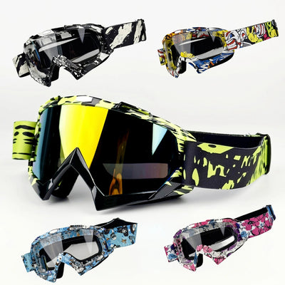 Newest Motorcycle Goggles For Men Motocross Sunglasses Safety Protective MX Night Vision Helmet Goggles vintage Driving Glasses - Slobuy