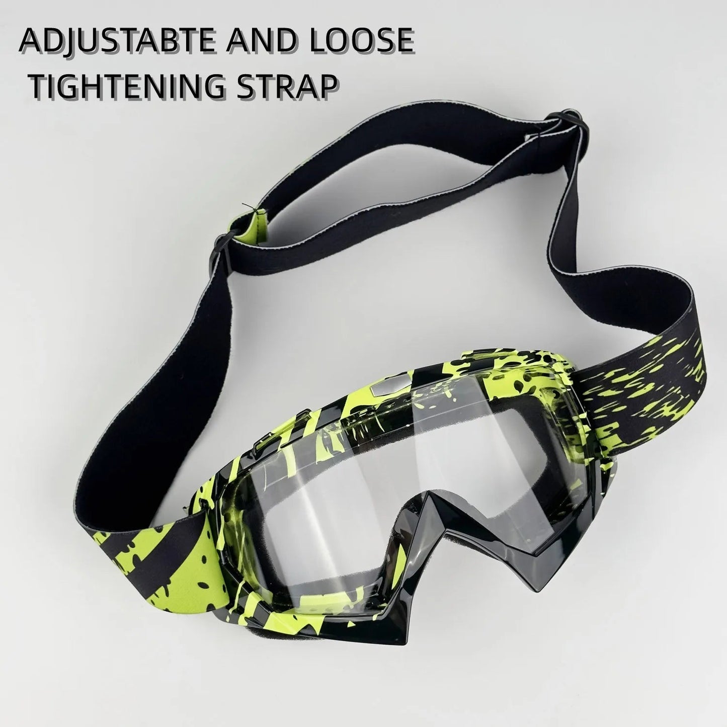 Newest Motorcycle Goggles For Men Motocross Sunglasses Safety Protective MX Night Vision Helmet Goggles vintage Driving Glasses - Slobuy