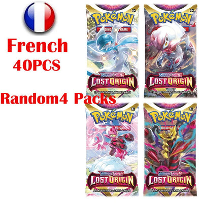 Newest Pokemon Cards French PokemonTEMPORAL FORCES LOST ORIGIN Booster Box  PERDUE Fusion Trading Card Game Collection Cards Toy - Slobuy