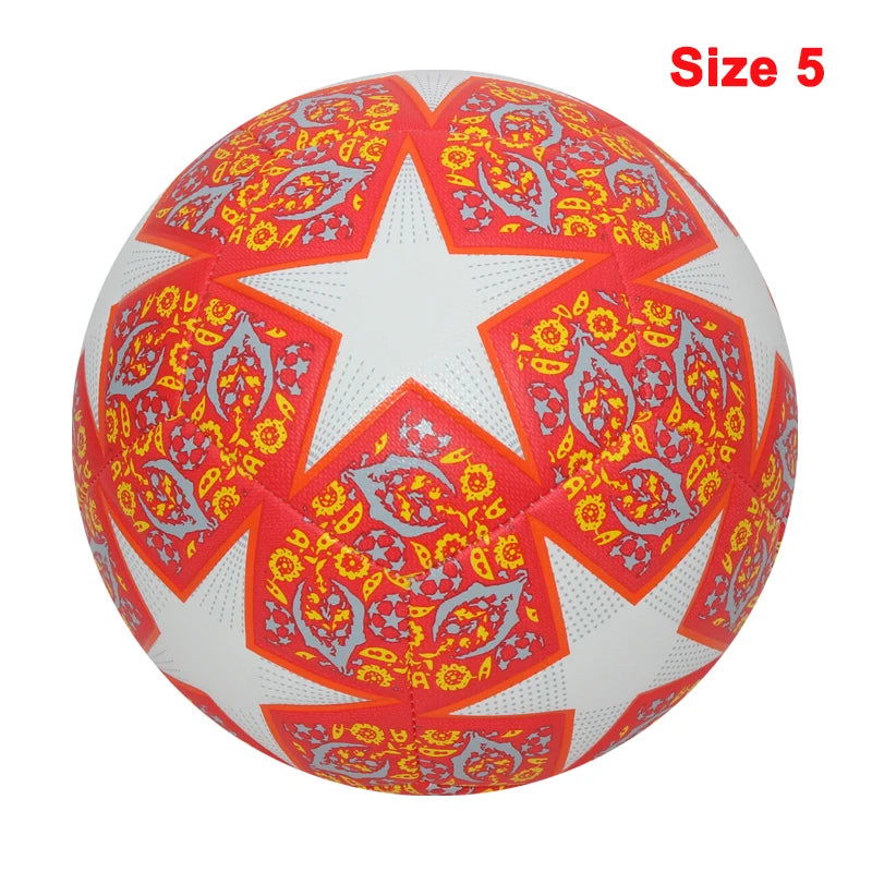 Newest Soccer Balls Standard Size 5 Machine-Stitched Ball PU Material Sports League Match Football Training Balls futbol voetbal - Slobuy