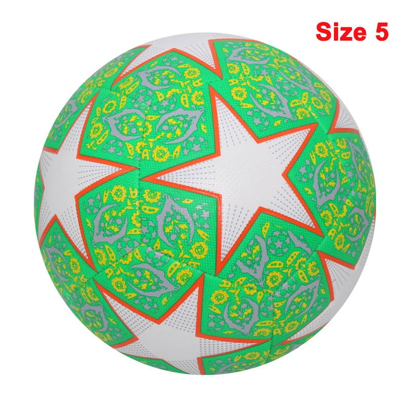 Newest Soccer Balls Standard Size 5 Machine-Stitched Ball PU Material Sports League Match Football Training Balls futbol voetbal - Slobuy