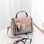 Newposs Plaid Pattern Handbag Women's Buckle Decor Flap Purse Fashion PU Leather Crossbody high quality bag Bag - Slobuy