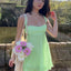 Nibber Vestidos Elegantes Para Mujer Solid Color Cutout Slim Sling Dress Sexy Backless Ruffle Dress Female2023 - Slobuy
