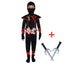 Ninja Costume Boy Halloween Kids Costume Boy Ninja Muscle Costume with Ninja Foam Accessories Best Children Gift - Slobuy