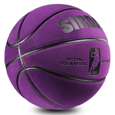 No.7 Basketball High Elasticity Suede Superfiber Standard Ball for Adult Competition Training No.7 Basketball - Slobuy