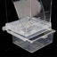 No Mess Bird Feeders Automatic Parrot Feeder Drinker Acrylic Seed Food Container Cage Accessories For Small And Medium Parakeets - Slobuy