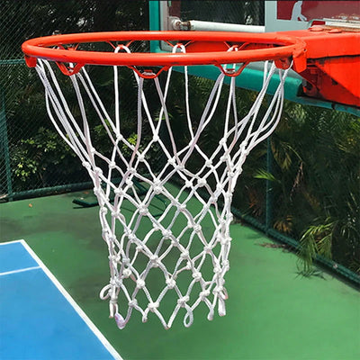 Non Whip Replacement Basketball Net Durable Rugged Nylon Hoop Goal Rim Mesh Standard Basketball Net - Slobuy
