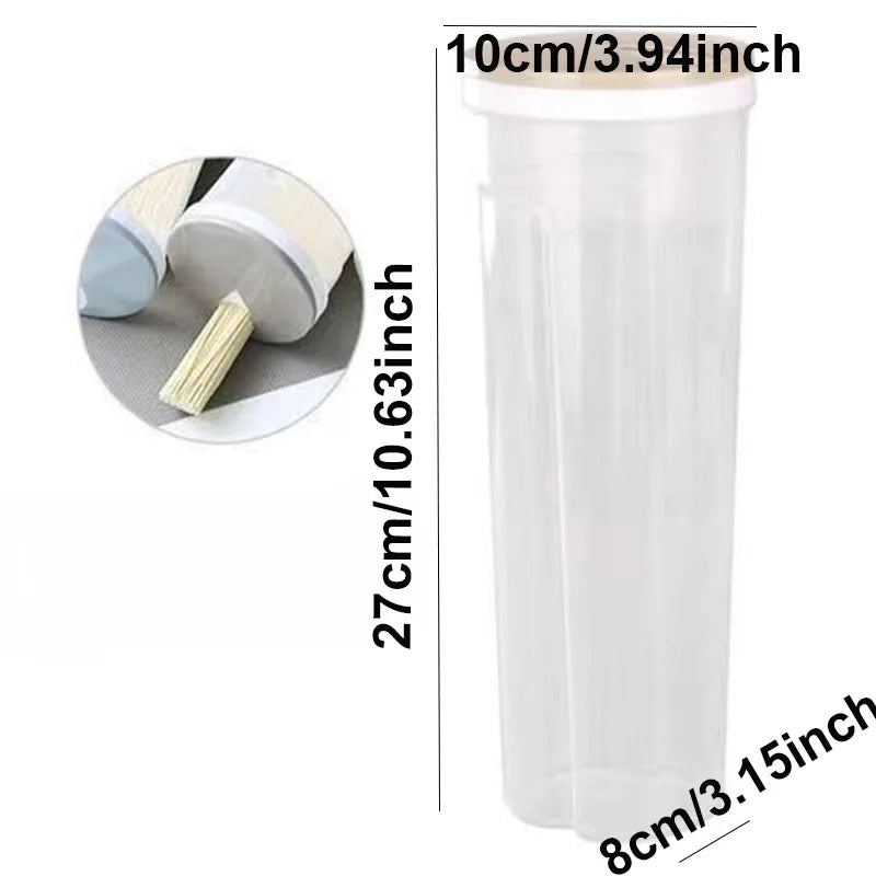 Noodles Sealed Can Kitchen Accessories Food Grade Plastic Kitchen Storage & Organization Quantitative Divided Can Storage Box - Slobuy