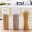 Noodles Sealed Can Kitchen Accessories Food Grade Plastic Kitchen Storage & Organization Quantitative Divided Can Storage Box - Slobuy