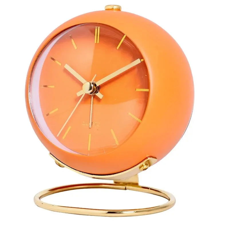 Nordic Creative Electronic Desk Clock, Minimalist Children's Alarm Clock, New Desktop Bedside Student Silent Luminous Pointer - Slobuy