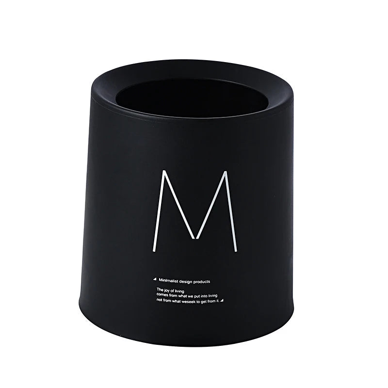 Nordic Desktop Double-Layer Mini Trash Can Household Coffee Table Desk Bedside Storage Bucket Can Be Customized Office Can - Slobuy