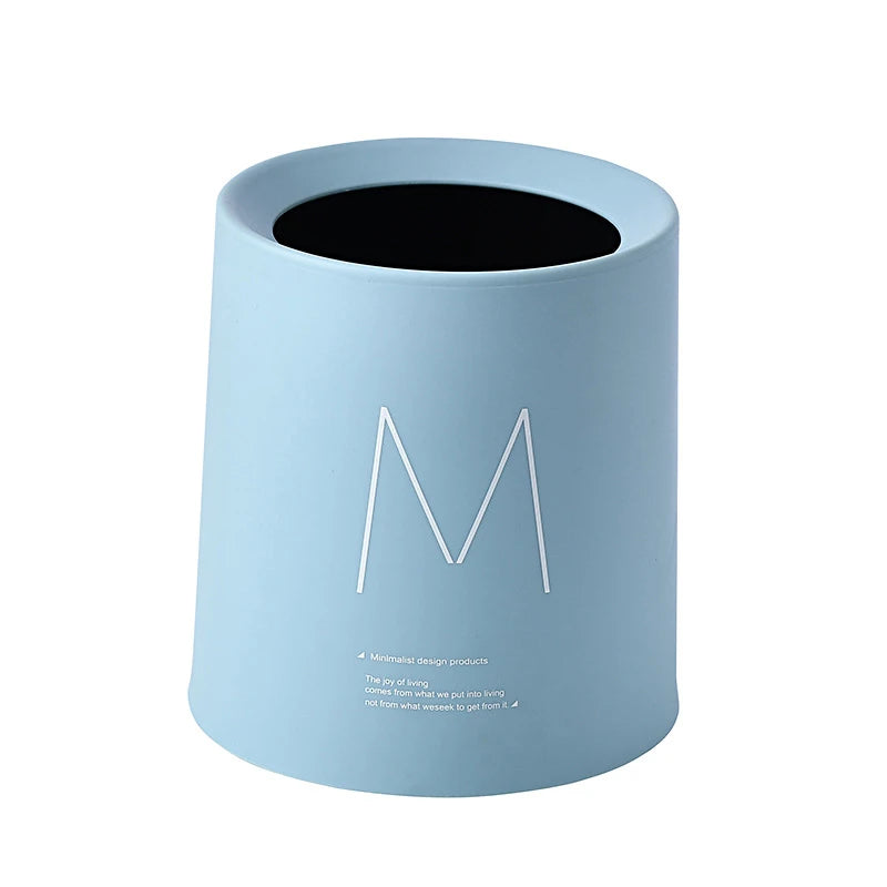 Nordic Desktop Double-Layer Mini Trash Can Household Coffee Table Desk Bedside Storage Bucket Can Be Customized Office Can - Slobuy