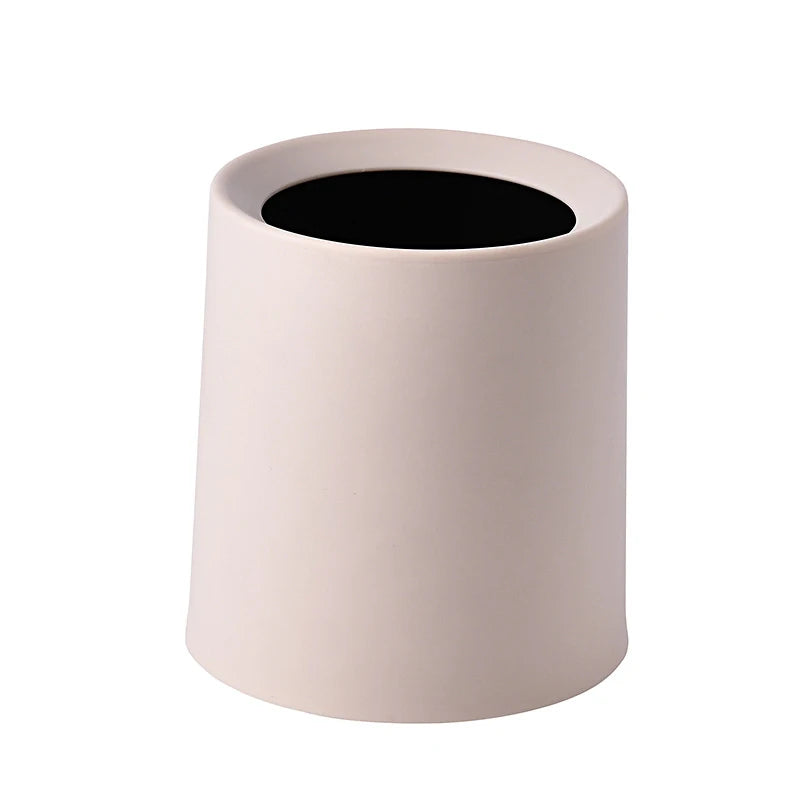 Nordic Desktop Double-Layer Mini Trash Can Household Coffee Table Desk Bedside Storage Bucket Can Be Customized Office Can - Slobuy