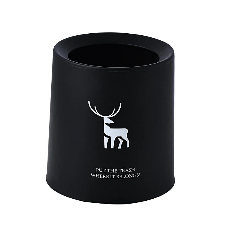 Nordic Desktop Double-Layer Mini Trash Can Household Coffee Table Desk Bedside Storage Bucket Can Be Customized Office Can - Slobuy