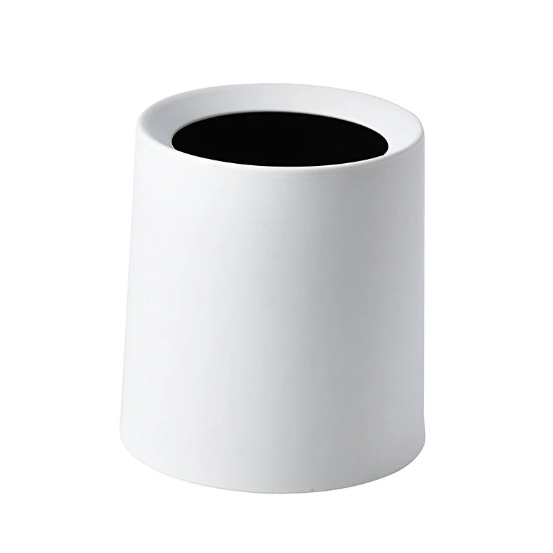 Nordic Desktop Double-Layer Mini Trash Can Household Coffee Table Desk Bedside Storage Bucket Can Be Customized Office Can - Slobuy