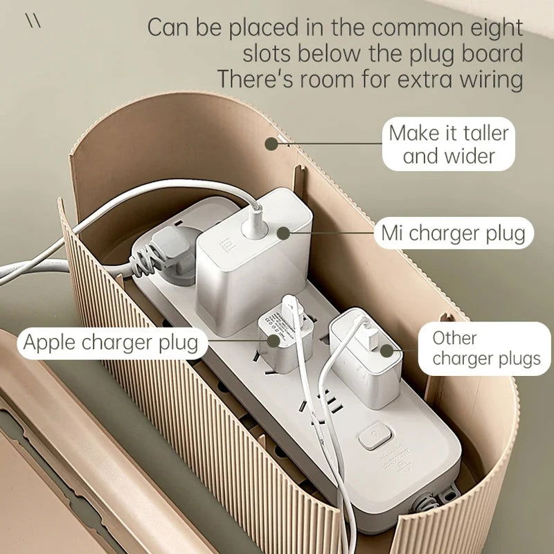 Nordic Plug Board Storage Box Cable Wire Organizer Case Socket Wireless WiFi Router Bracelet Desktop Data Line Plug Holder Shelf - Slobuy
