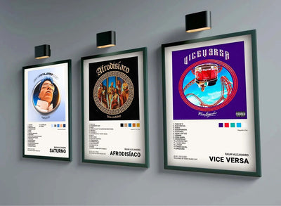 Nordic Pop Rapper Quevedo Poster Aesthetics Mora Feid Eladio Carrion Rauw AlejanDro Music Album Canvas Print Wall Art Room Decor - Slobuy