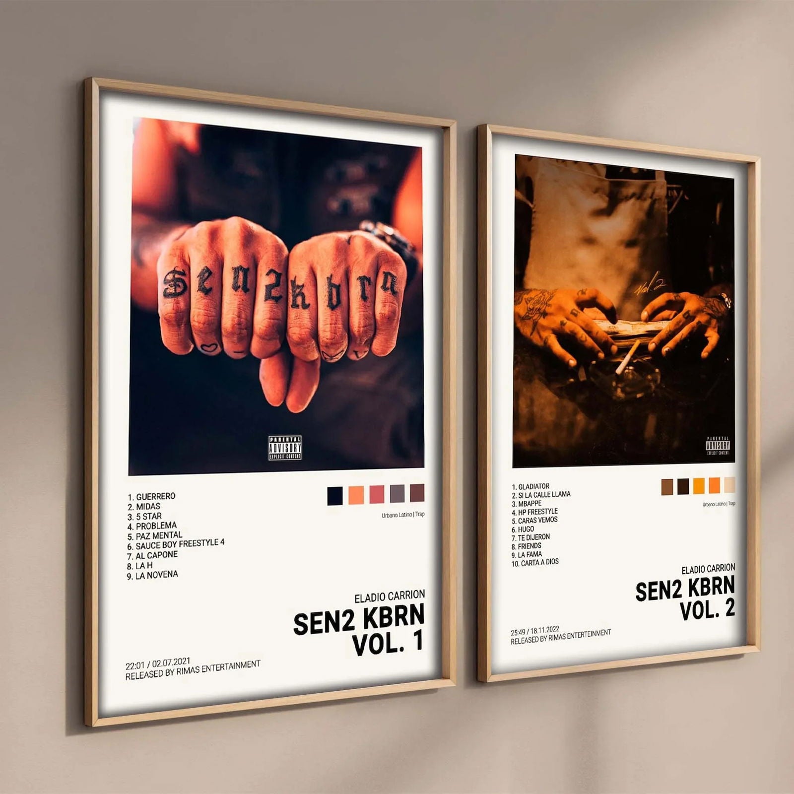 Nordic Pop Rapper Quevedo Poster Aesthetics Mora Feid Eladio Carrion Rauw AlejanDro Music Album Canvas Print Wall Art Room Decor - Slobuy
