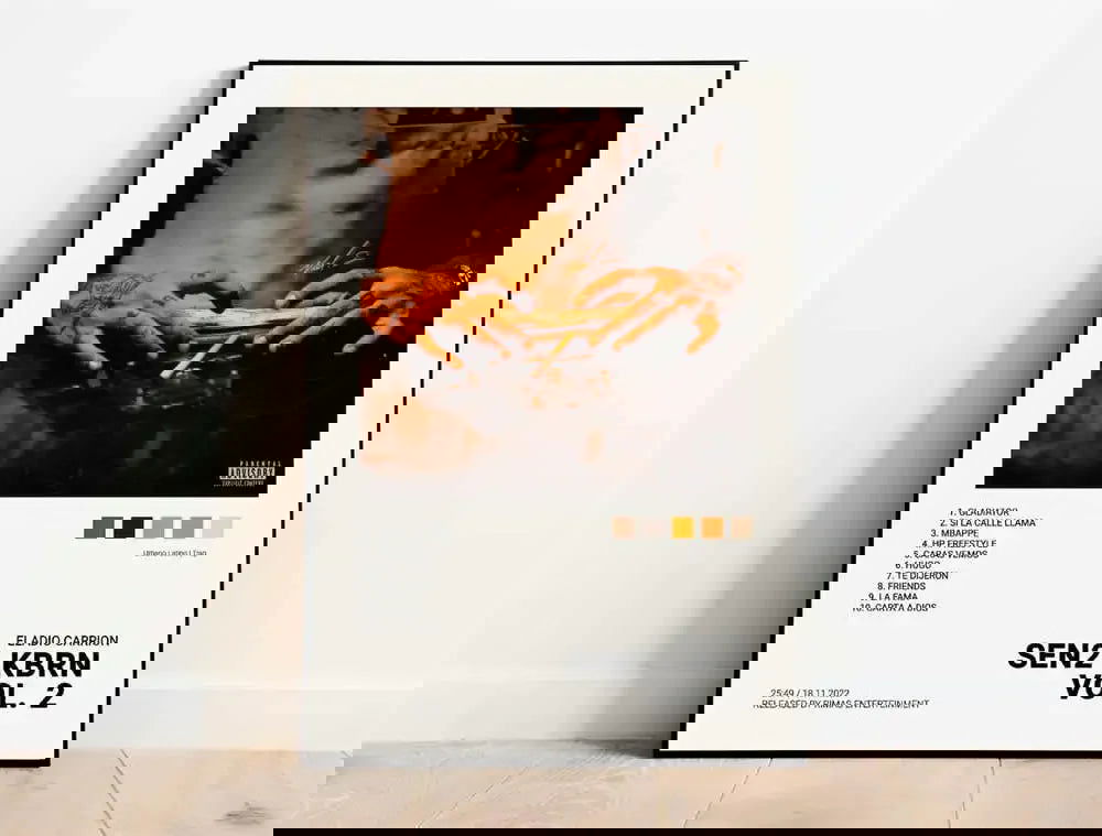 Nordic Pop Rapper Quevedo Poster Aesthetics Mora Feid Eladio Carrion Rauw AlejanDro Music Album Canvas Print Wall Art Room Decor - Slobuy