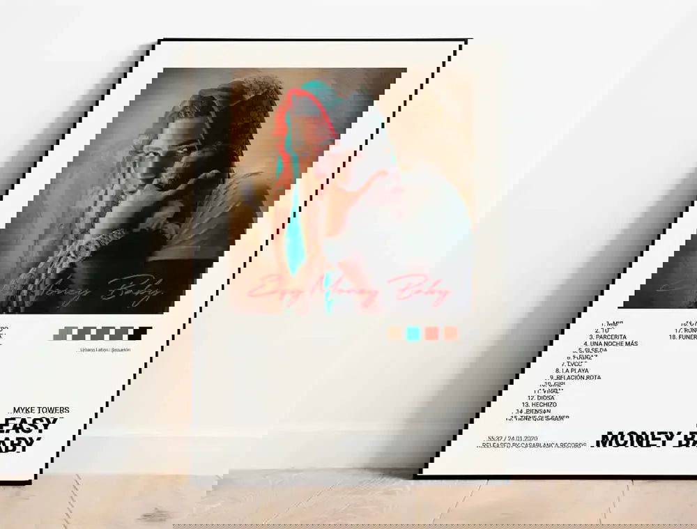 Nordic Pop Rapper Quevedo Poster Aesthetics Mora Feid Eladio Carrion Rauw AlejanDro Music Album Canvas Print Wall Art Room Decor - Slobuy