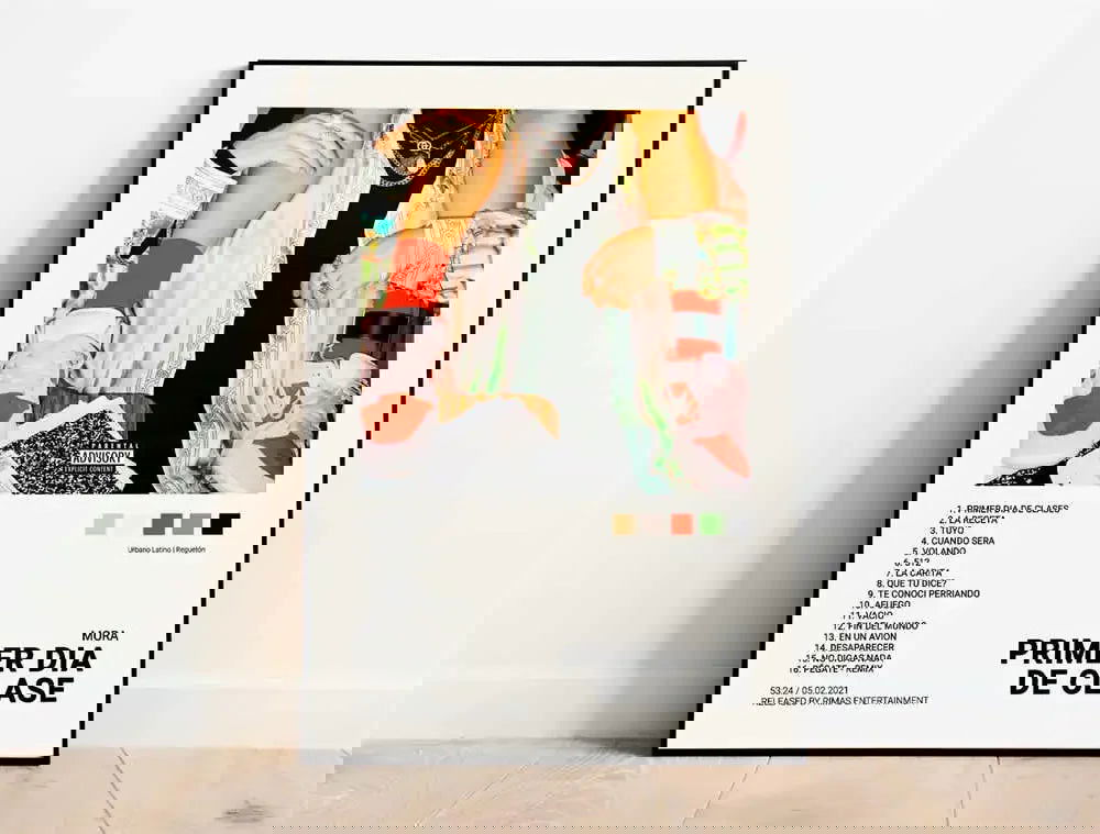 Nordic Pop Rapper Quevedo Poster Aesthetics Mora Feid Eladio Carrion Rauw AlejanDro Music Album Canvas Print Wall Art Room Decor - Slobuy