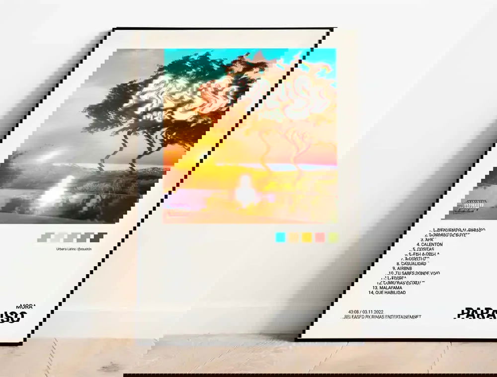 Nordic Pop Rapper Quevedo Poster Aesthetics Mora Feid Eladio Carrion Rauw AlejanDro Music Album Canvas Print Wall Art Room Decor - Slobuy