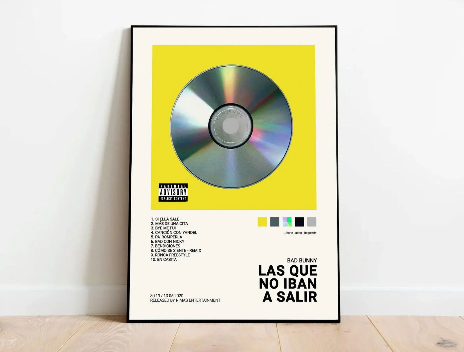 Nordic Pop Rapper Quevedo Poster Aesthetics Mora Feid Eladio Carrion Rauw AlejanDro Music Album Canvas Print Wall Art Room Decor - Slobuy