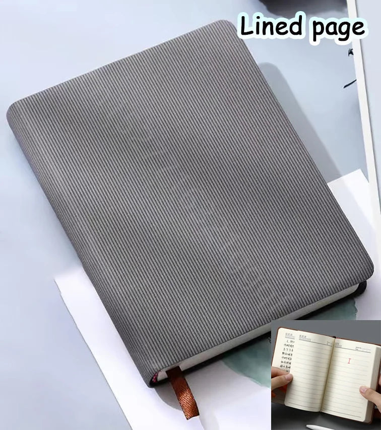 Notebooks A6 360P Lined/Blank Page Diary Planner Journal Notepad Stationery For Office School Supplies Bullet Sketch Agenda 2024 - Slobuy