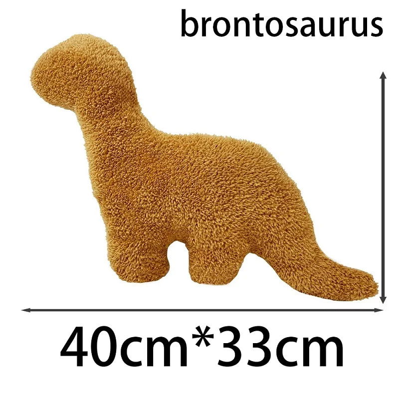 Nugget Pillow Dino Chicken Nugget Plush Pillow Cartoon Dinosaur Plush Pillow Stuffed Animal Plush For Kids Baby Gift - Slobuy