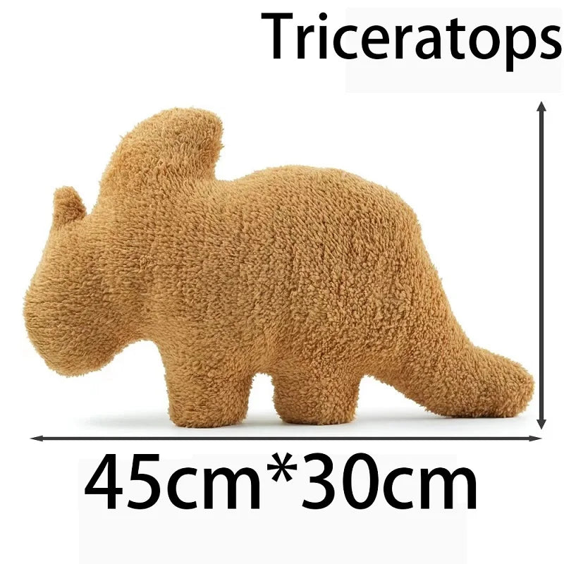 Nugget Pillow Dino Chicken Nugget Plush Pillow Cartoon Dinosaur Plush Pillow Stuffed Animal Plush For Kids Baby Gift - Slobuy