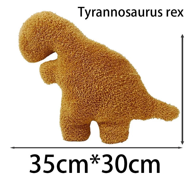 Nugget Pillow Dino Chicken Nugget Plush Pillow Cartoon Dinosaur Plush Pillow Stuffed Animal Plush For Kids Baby Gift - Slobuy