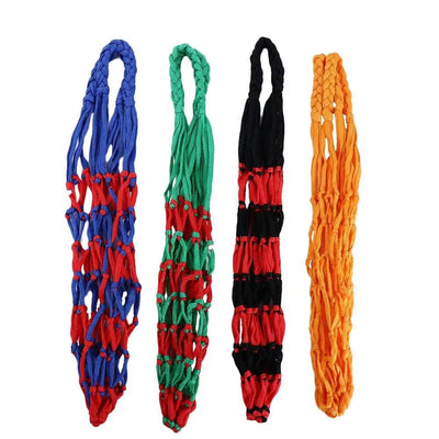 Nylon Basketball Carry Bag Youth Football Self Trainer Kick Net Soccer Volleyball Drawstring Ball Storage Bag - Slobuy