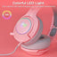 ONIKUMA K9 Wired Headphones with RGB Light Flexible HD Mic 3.5mm Gaming Headset Computer Earphones for PC Gamer PS4 XBox - Slobuy