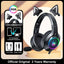 ONIKUMA K9 Wired Headphones with RGB Light Flexible HD Mic 3.5mm Gaming Headset Computer Earphones for PC Gamer PS4 XBox - Slobuy