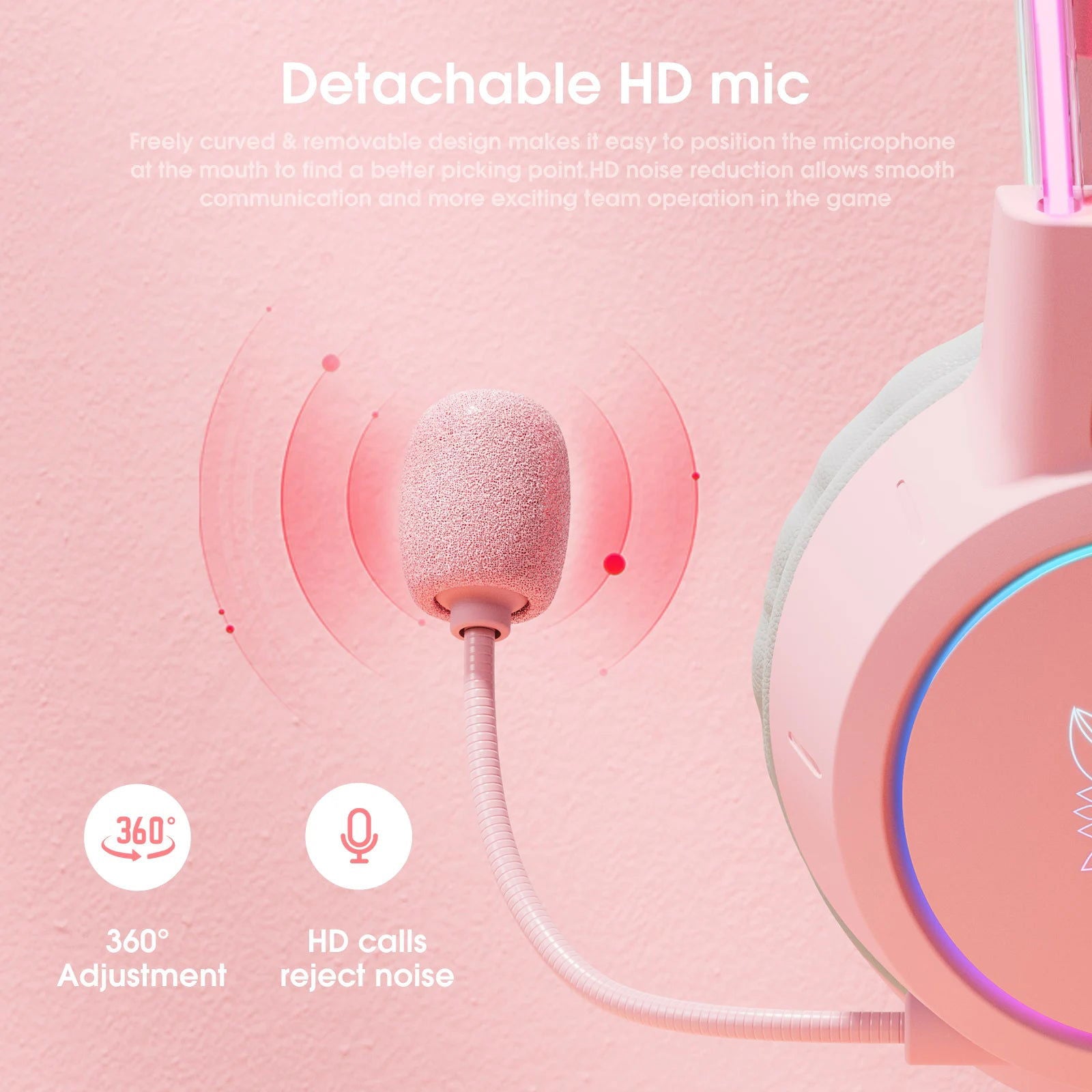 ONIKUMA X15 Pro Wired Headphones with RGB Head Beam Flexible Mic Button Control Gaming Headset Gamer for Compute PC - Slobuy