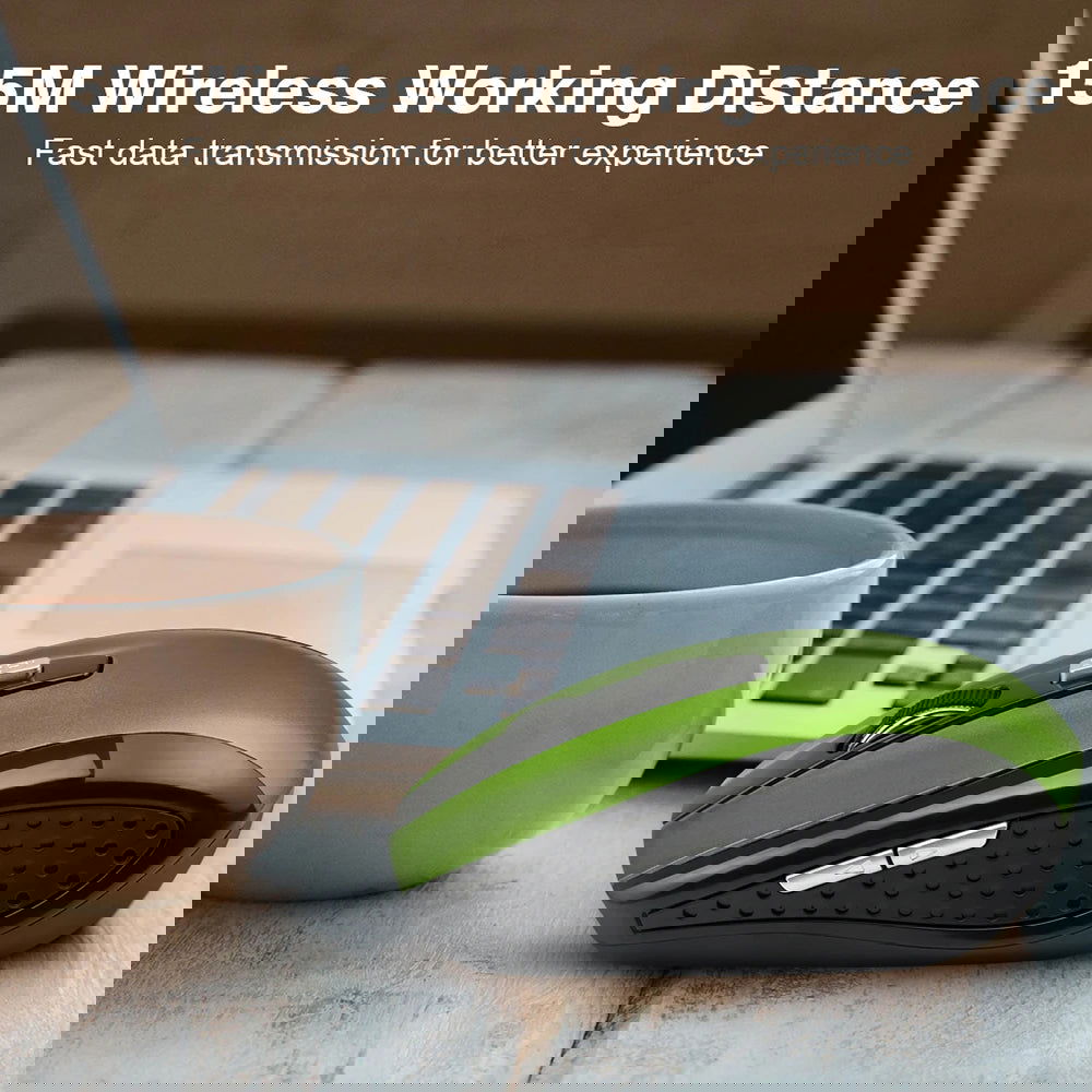 ORZERHOME 2.4GHz Wireless Mouse Adjustable DPI Gaming 6 Buttons Optical Mice With USB Receiver Mouse For Computer PC Accessories - Slobuy