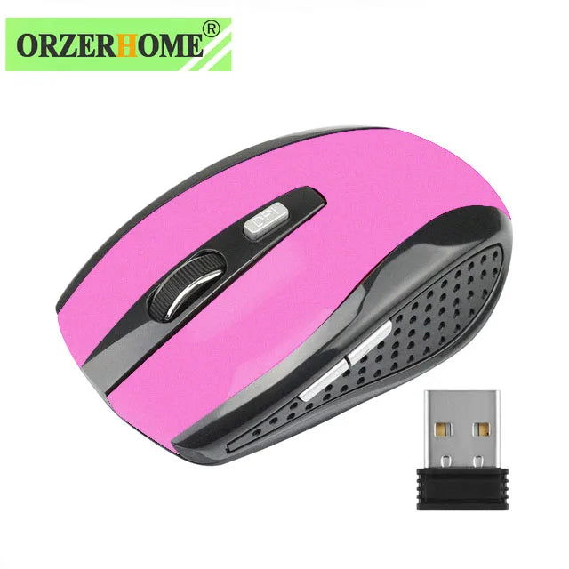 ORZERHOME 2.4GHz Wireless Mouse Adjustable DPI Gaming 6 Buttons Optical Mice With USB Receiver Mouse For Computer PC Accessories - Slobuy