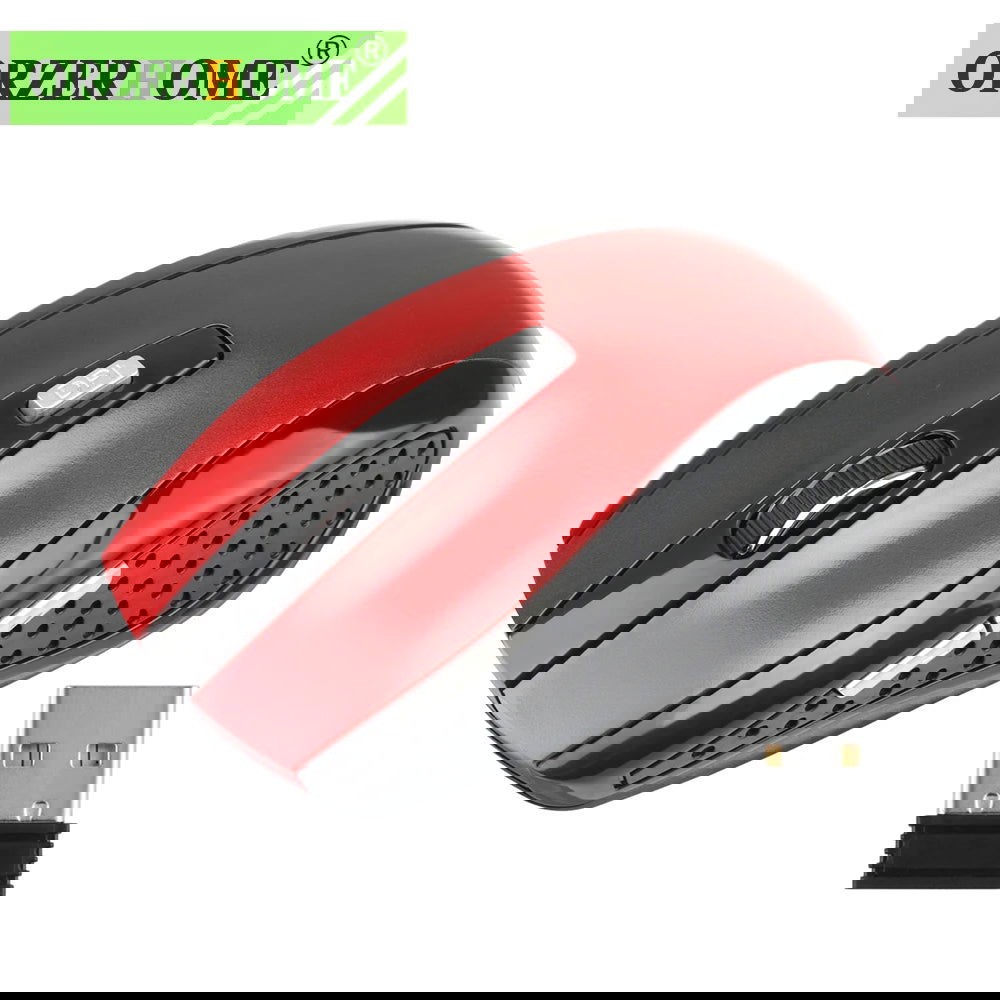 ORZERHOME 2.4GHz Wireless Mouse Adjustable DPI Gaming 6 Buttons Optical Mice With USB Receiver Mouse For Computer PC Accessories - Slobuy