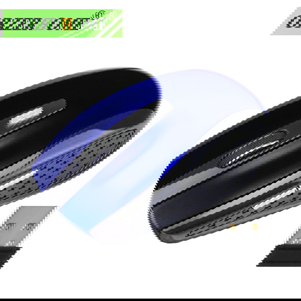 ORZERHOME 2.4GHz Wireless Mouse Adjustable DPI Gaming 6 Buttons Optical Mice With USB Receiver Mouse For Computer PC Accessories - Slobuy