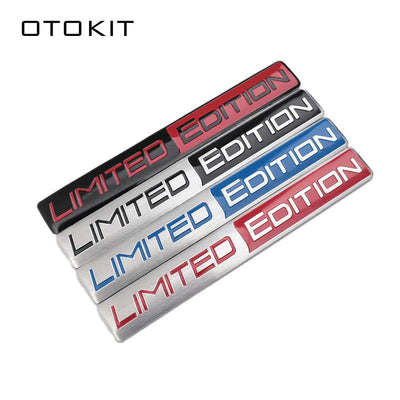 OTOKIT Aluminum Limited Edition Car Trunk Decal Sticker Badge Emblem For Motorcycle Decals Car Tuning Decoration - Slobuy