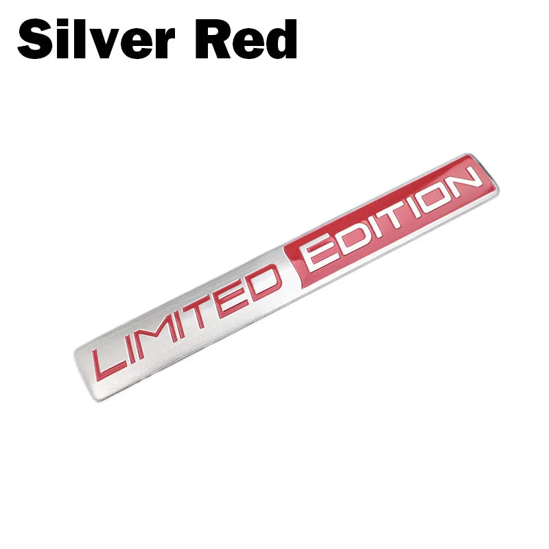 OTOKIT Aluminum Limited Edition Car Trunk Decal Sticker Badge Emblem For Motorcycle Decals Car Tuning Decoration - Slobuy