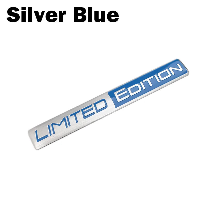 OTOKIT Aluminum Limited Edition Car Trunk Decal Sticker Badge Emblem For Motorcycle Decals Car Tuning Decoration - Slobuy