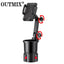 OUTMIX Car Cup Holder Expander with Cell Phone Mount 360 Rotation Cup Holder Expander Smartphone Mount Auto Interior Accessories - Slobuy