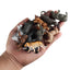 Oenux Montessori Miniature Lion Shark Horse Dinosaur Animals Model Set Action Figures Figurine Zoo Cute Education Kids Toy Gift - Slobuy