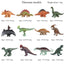 Oenux Montessori Miniature Lion Shark Horse Dinosaur Animals Model Set Action Figures Figurine Zoo Cute Education Kids Toy Gift - Slobuy