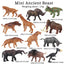 Oenux Montessori Miniature Lion Shark Horse Dinosaur Animals Model Set Action Figures Figurine Zoo Cute Education Kids Toy Gift - Slobuy