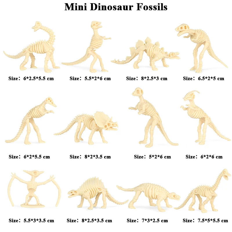 Oenux Montessori Miniature Lion Shark Horse Dinosaur Animals Model Set Action Figures Figurine Zoo Cute Education Kids Toy Gift - Slobuy