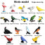 Oenux Montessori Miniature Lion Shark Horse Dinosaur Animals Model Set Action Figures Figurine Zoo Cute Education Kids Toy Gift - Slobuy