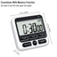 LCD Display Digital Kitchen Timer with Mute/Loud Alarm Switch ON/Off Switch 24 Hour Clock Alarm for Kids Teachers Cooking - Slobuy